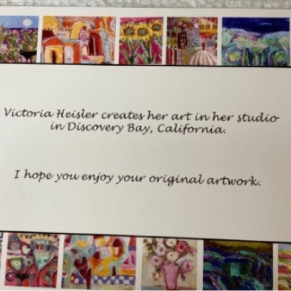 Crow Musings “An Original art Acrylic  Painting 8”x10”” On Canvas - Picture 7 of 10